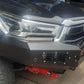Toyota Hilux Legend or Raider GD6 2020 to current: MCC Africa Bar Mild Steel Front Low Loop Bumper Replacement Bullbar (No bumper cut) (Grille cut) (Bullbar + bracket kit + under protection plates)