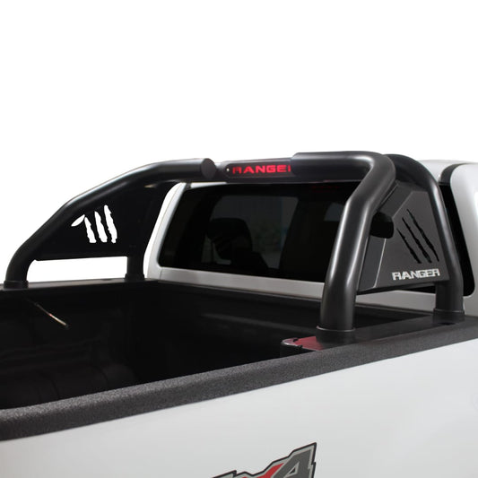 Ford Ranger Sports Bar Black - Brake Light Integration - RAPTOR NAME PLATE 2012+