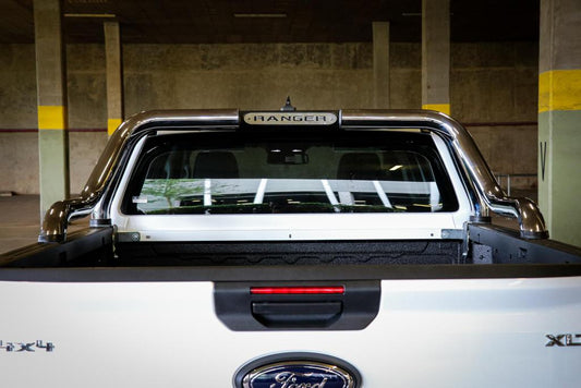 Ford Ranger Next Gen 2023+ Sports bar Stainless Double Cab Model Only ( Fits with Securi Lid 218 & OEM tonneau Cover)